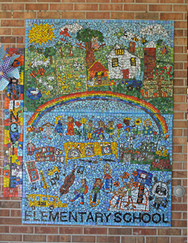 Elementary school mosaic